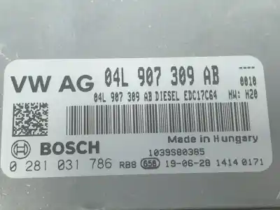Автозапчастина б/у ебу контролер двигуна для volkswagen caddy furgón/kombi 2.0 tdi посилання на oem iam 04l907309ab  04l907309ab