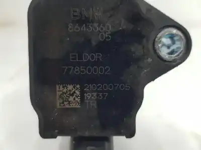 Peça sobressalente para automóvel em segunda mão bobina de ignição por bmw serie 1 lim. 1.5 12v referências oem iam 12138643360