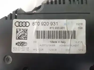 Автозапчастина б/у панель інструментів для audi a5 (8t3) 1.8 tfsi посилання на oem iam 8t0920931  8t0920931