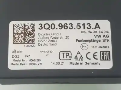 Автозапчастина б/у електронний модуль для seat ateca (kh7) style посилання на oem iam 3q0963513a  3q0963513a