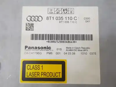 Автозапчастина б/у аудіо система / радіо cd для audi a5 (8t3) 1.8 tfsi посилання на oem iam 8t1035110c  8t1035110c