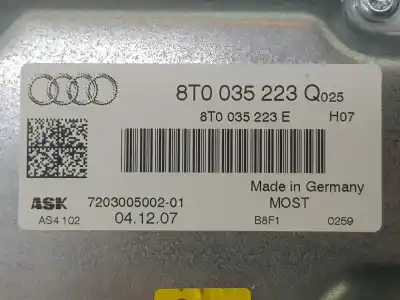 Автозапчастина б/у електронний модуль для audi a5 (8t3) 1.8 tfsi посилання на oem iam 8t0035223q  8t0035223q