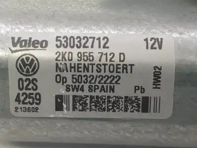 Автозапчастина б/у двигатель заднього склоочисника для volkswagen caddy furgón/kombi furgón bmt посилання на oem iam 2k0955712d  2k0955712d