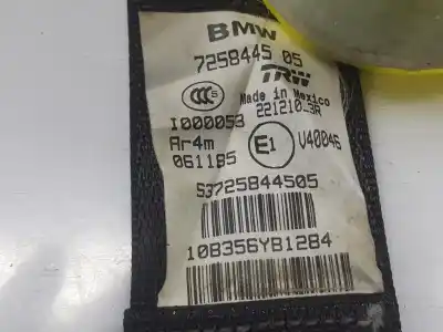 Автозапчастина б/у задній лівий ремін безпеки для bmw x3 (f25) 2.0 turbodiesel посилання на oem iam 72117258445  7258445