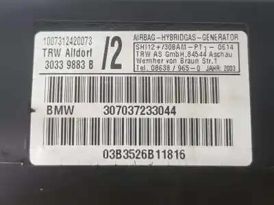 Автозапчасти б/у передняя левая боковая подушка безопасности за bmw x5 (e53) 3.0 d ссылки oem iam 72127037233  72127037233