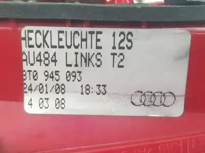 Автозапчасти б/у внутренний левый задний фонарь за audi a5 (8t3) 1.8 tfsi ссылки oem iam 8t0945093  8t0945093