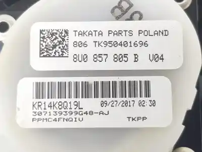 Автозапчастина б/у задній лівий ремін безпеки для audi q3 (8ub, 8ug) 2.0 tdi посилання на oem iam 8u0857791  8u0857791