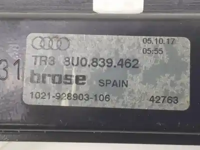 Автозапчасти б/у задний правый стеклорегулятор за audi q3 (8ub, 8ug) 2.0 tdi ссылки oem iam 8u0839462  8u0839462