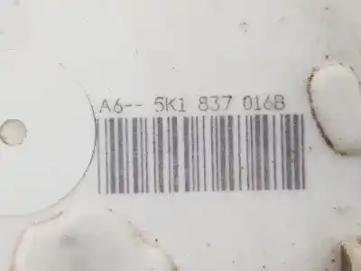 Автозапчастина б/у замок передній праві двері для volkswagen golf vi variant (aj5) 1.6 tdi dpf посилання на oem iam 5k1837016b  5k1837016b