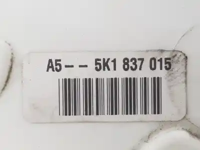 Автозапчастина б/у замок передніх дверей лівий для volkswagen golf vi variant (aj5) 1.6 tdi dpf посилання на oem iam 5k1837015b  5k1837015b