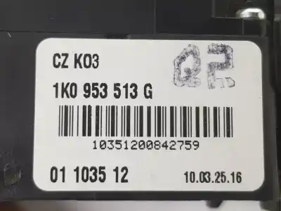 Second-hand car spare part indicator switch for volkswagen golf vi variant (aj5) 1.6 tdi dpf oem iam references 1k0953513g  1k0953513g