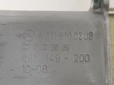 Автозапчасти б/у мотор заднего правого стекла за mercedes-benz clase r (w251, v251) r 350 cdi 4-matic (251.023, 251.123) ссылки oem iam a2518200208  0130822280