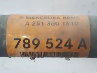 Автозапчастина б/у трансмісія задня права для mercedes-benz clase r (w251, v251) r 350 cdi 4-matic (251.023, 251.123) посилання на oem iam a2513501610