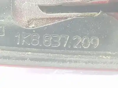 Автозапчастина б/у завнішня ручка задня ліва для volkswagen golf vi variant (aj5) 1.6 tdi dpf посилання на oem iam 1k8837205e  1k8837205e