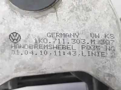 Second-hand car spare part handbrake lever for volkswagen golf vi variant (aj5) 1.6 tdi dpf oem iam references 1k0711303m  1k0711303m