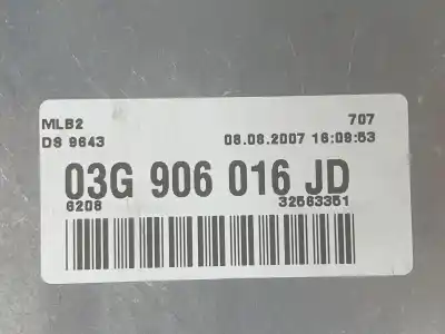 Автозапчасти б/у блок управления двигателем за audi a4 b7 (8ec) 2.0 tdi 16v ссылки oem iam 03g906016jd  03g906016jd
