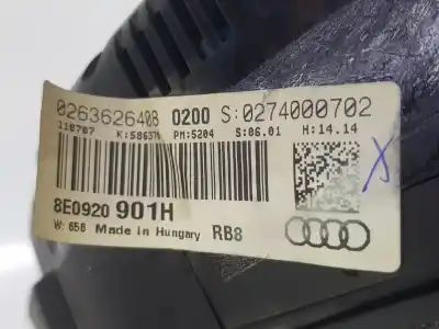 Автозапчасти б/у приборная доска за audi a4 b7 (8ec) 2.0 tdi 16v ссылки oem iam 8e0920901h  8e0920901h