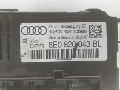 Автозапчасти б/у климат-контроль за audi a4 b7 (8ec) 2.0 tdi 16v ссылки oem iam 8e0820043bl  8e0820043bl