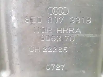Автозапчастина б/у підсилення заднього бампера для audi a4 b7 (8ec) 2.0 tdi 16v посилання на oem iam 8e0807313l  8e0807313l