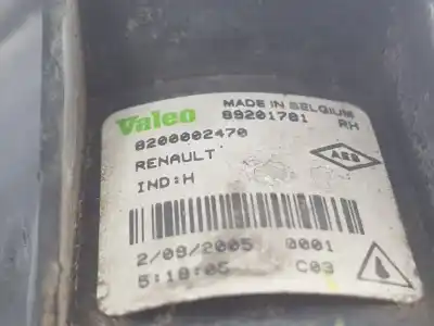 Автозапчастина б/у правий протитуман для renault espace iv (jk0/1_) 2.2 dci (jk0h) посилання на oem iam 8200002470  8200002470
