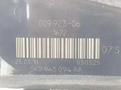 Автозапчасти б/у внутренний правый задний фонарь за volkswagen golf vi variant (aj5) 1.6 tdi dpf ссылки oem iam 5k0945094aa  5k0945094aa