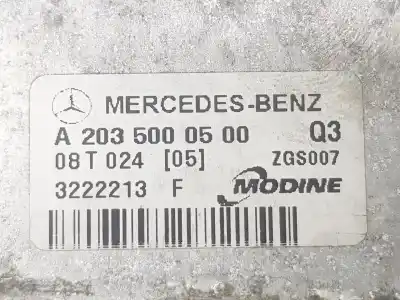 Автозапчастина б/у інтеркулер для mercedes-benz clk (c209) clk 220 cdi (209.308) посилання на oem iam a2035000500