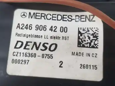 Автозапчасти б/у нагревательный вентилятор за mercedes-benz clase cla (w117) 2.1 cdi cat ссылки oem iam a2469064100
