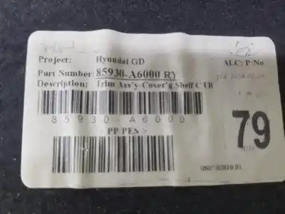 Автозапчасти б/у задний поддон за hyundai i30 (gd) classic ссылки oem iam 85930a6000  85930a6000