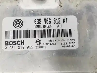 Автозапчастина б/у ебу контролер двигуна для seat leon (1m1) 1.9 tdi посилання на oem iam 038906012at  0281010062