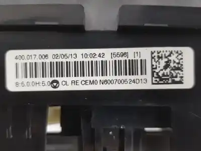 Pièce détachée automobile d'occasion commande de climatisation / chauffage pour peugeot 5008 (0u_, 0e_) 1.6 16v références oem iam 6452p1  