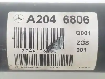 Second-hand car spare part center transmission for mercedes-benz clase glk (x204) 220 cdi 4-matic (204.984, 204.997) oem iam references a2044106806  2044106806