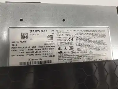 Автозапчастина б/у аудіо система / радіо cd для cupra sin definir sin definir посилання на oem iam 5fa035868e  5fa035868e