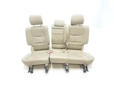 Second-hand car spare part middle rear seat for toyota land cruiser (j12) 3.0 turbodiesel oem iam references  asiento tres plazas color beis 2222dl 