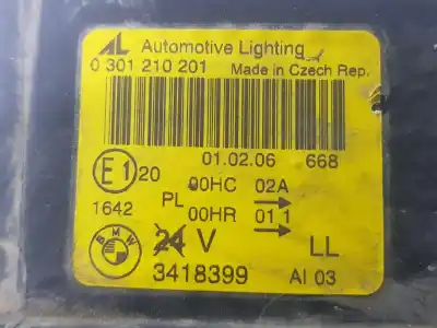 Peça sobressalente para automóvel em segunda mão farol / farolim esquerdo por bmw x3 (e83) 2.0 d referências oem iam 63123418399  63123418399