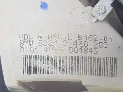 Second-hand car spare part interior left tailgate light for bmw x3 (e83) 2.0 d oem iam references 63213420203  63213420203