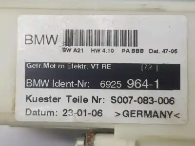 Second-hand car spare part right front window motor for bmw x3 (e83) 2.0 d oem iam references 67626925964  67626925964