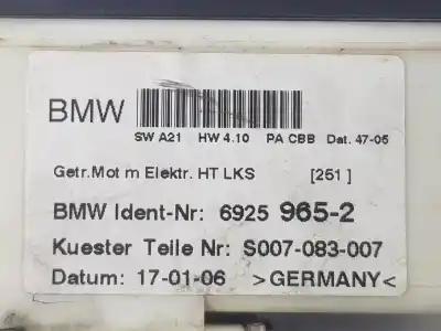 Second-hand car spare part rear left window motor for bmw x3 (e83) 2.0 d oem iam references 67626925965  67626925965