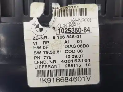 Second-hand car spare part dashboard for bmw 3 (e90) 318 d oem iam references 62109166846  62109316127