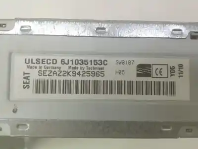 Piesă de schimb auto la mâna a doua sistem audio / cd radio casetofon pentru seat ibiza iv (6j5, 6p1) 1.6 tdi referințe oem iam 6j1035153c  6j1035153c Piesă de schimb auto la mâna a doua sistem audio / cd radio casetofon pentru seat ibiza iv (6j5, 6p1) 1.6 tdi referințe oem iam 6j1035153c  6j1035153c