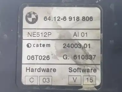 Second-hand car spare part full normal heating for bmw x3 (e83) 2.0 d oem iam references 64126918806  64129145439