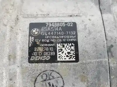 Автозапчасти б/у компрессор кондиционера воздуха за bmw x3 (g01, f97) sdrive 18 d ссылки oem iam 64527948805  7948805