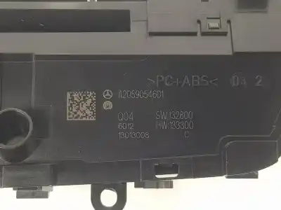 Second-hand car spare part multifunction switch for mercedes-benz clase c (w205) lim. 2.1 cdi cat 170 cv / 125 kw oem iam references a2059054601  a2059054601