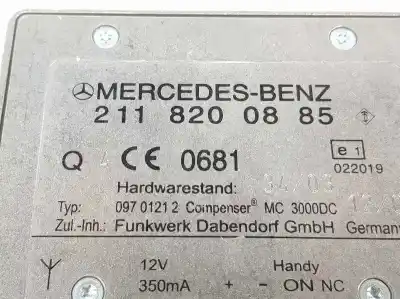 Second-hand car spare part antenna amplifier for clase c clase m 3.0 cdi oem iam references a2118200885  2118200885