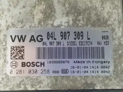 İkinci el araba yedek parçası ecu motor kontrol cihazi için audi a4 avant 2.0 16v tdi oem iam referansları 04l907309l 04l907309l 