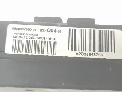 Second-hand car spare part fuse box unit for citroen ds4 style oem iam references 1613366180  a2c38848700