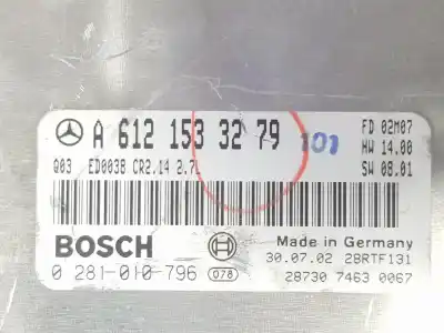Автозапчасти б/у блок управления двигателем за clase c clase m 2.7 cdi 20v ссылки oem iam a6121533279  a6121533279