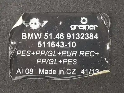 Second-hand car spare part parcel shelf for mini cabrio 1.6 d oem iam references 51469132384  51469132384