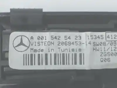 Автозапчасти б/у электронный модуль за mercedes-benz clase c (w205) lim. 2.1 cdi cat 170 cv / 125 kw ссылки oem iam a0015425423  a0015425423