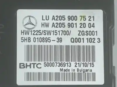 Автозапчасти б/у электронный модуль за mercedes-benz clase c (w205) lim. 2.1 cdi cat 170 cv / 125 kw ссылки oem iam a2059007521  a2059012004