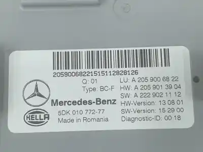 Автозапчасти б/у электронный модуль за mercedes-benz clase c (w205) lim. 2.1 cdi cat 170 cv / 125 kw ссылки oem iam a2059006822  a2059013904